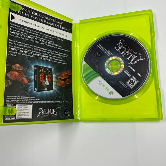 Xbox 360 Alice Madness Returns Game - Picture 2 of 3